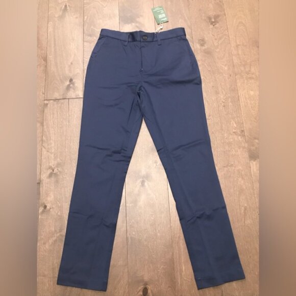 Quince Men's Recycled Comfort Tech Chino Slim Fit Navy Pant, Size 30W 30L - Picture 1 of 5
